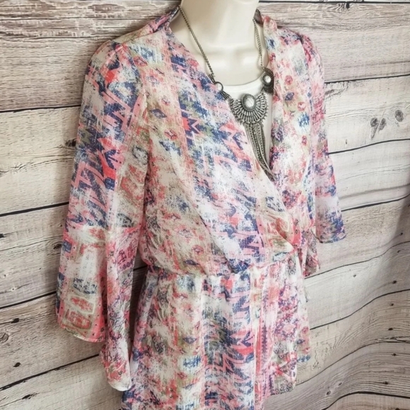 A.byer aztec/boho romper - Picture 5 of 6